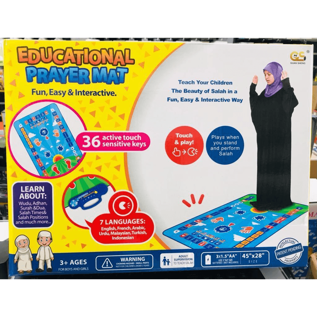 Educational Prayer Mat 36 Active Touch Sensitive Keys| Fun,Easy&Interactive