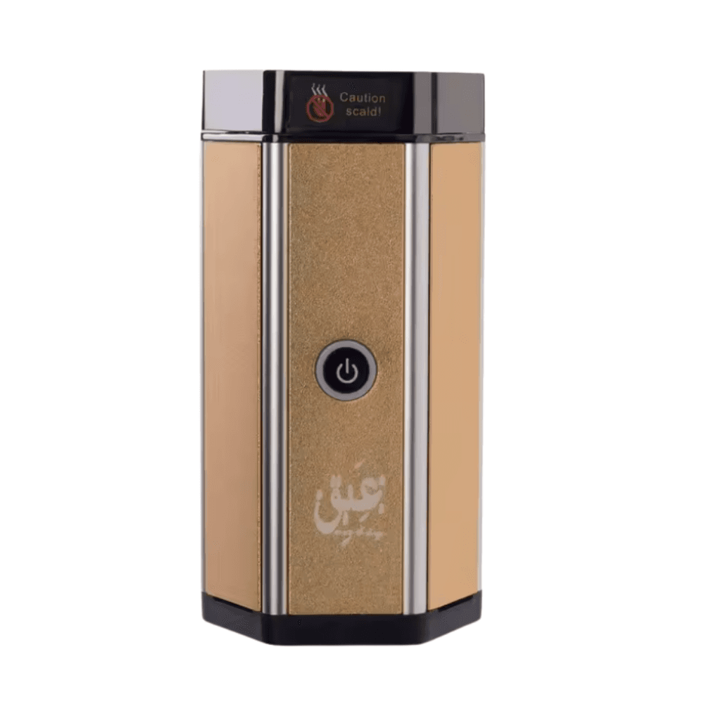 Eabiq Hexagonal Design Electric Incense Burner - Gold/ Black 