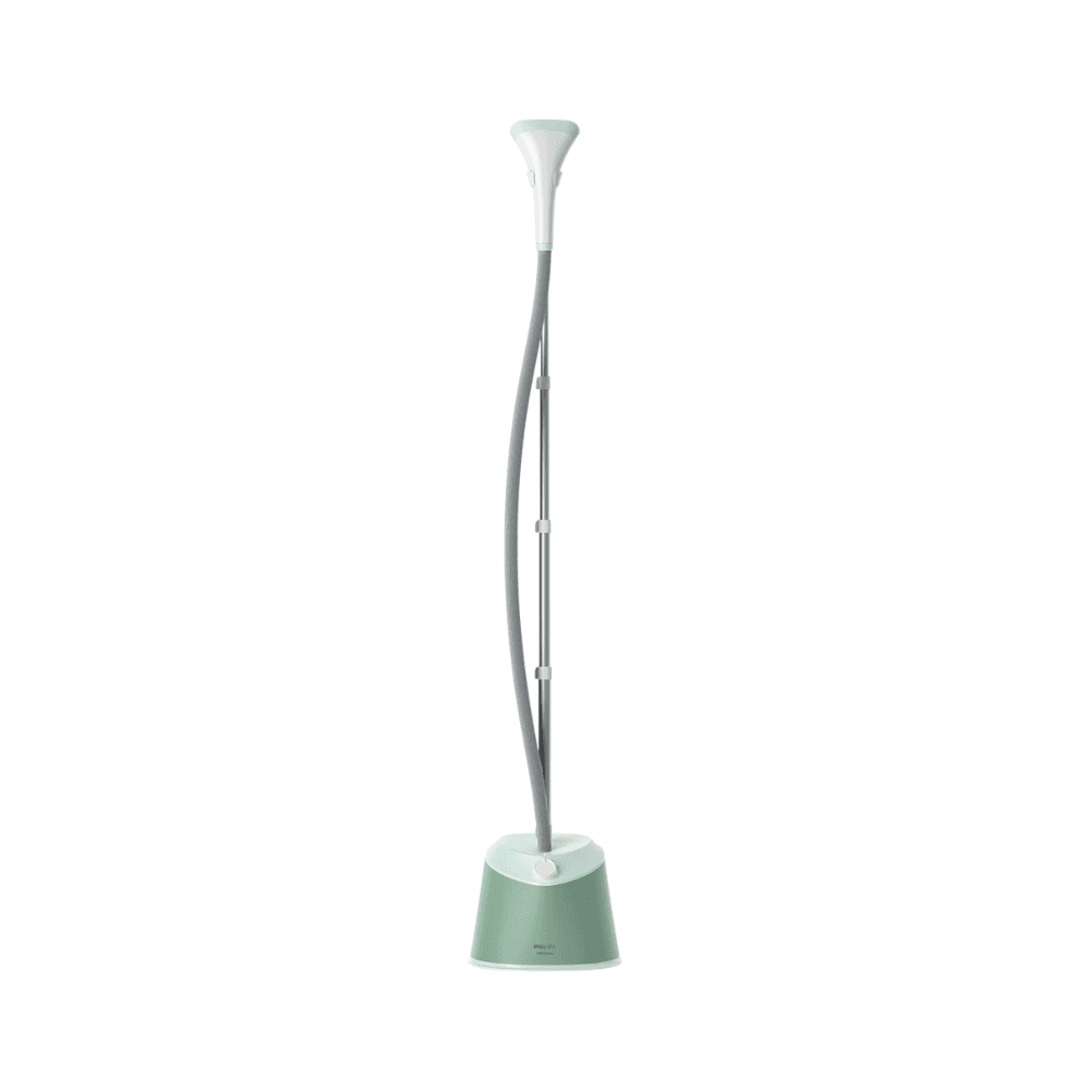 Philips Garment Steamer 1000 Series - 1600W, 1.8L Detachable Tank, 2 Steam Settings, Compact Design, Heat Glove Included, DesertGreen - STE1010/76