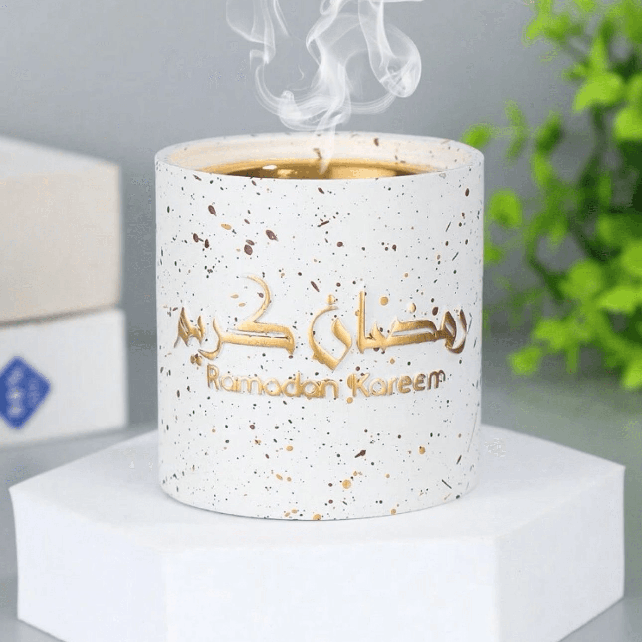 مبخرة بسيطة - أبيض