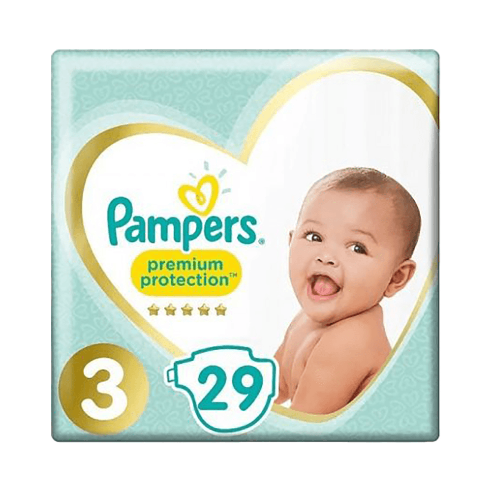 Pampers Premium Protection Diapers Size 3 29Pcs