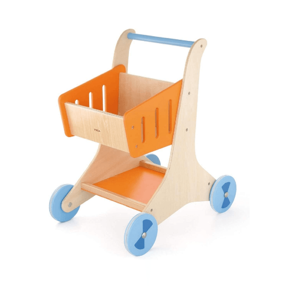 Viga Wooden Shopping Cart Toy