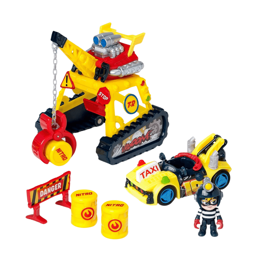 T-Racers Turbo Crane Playset