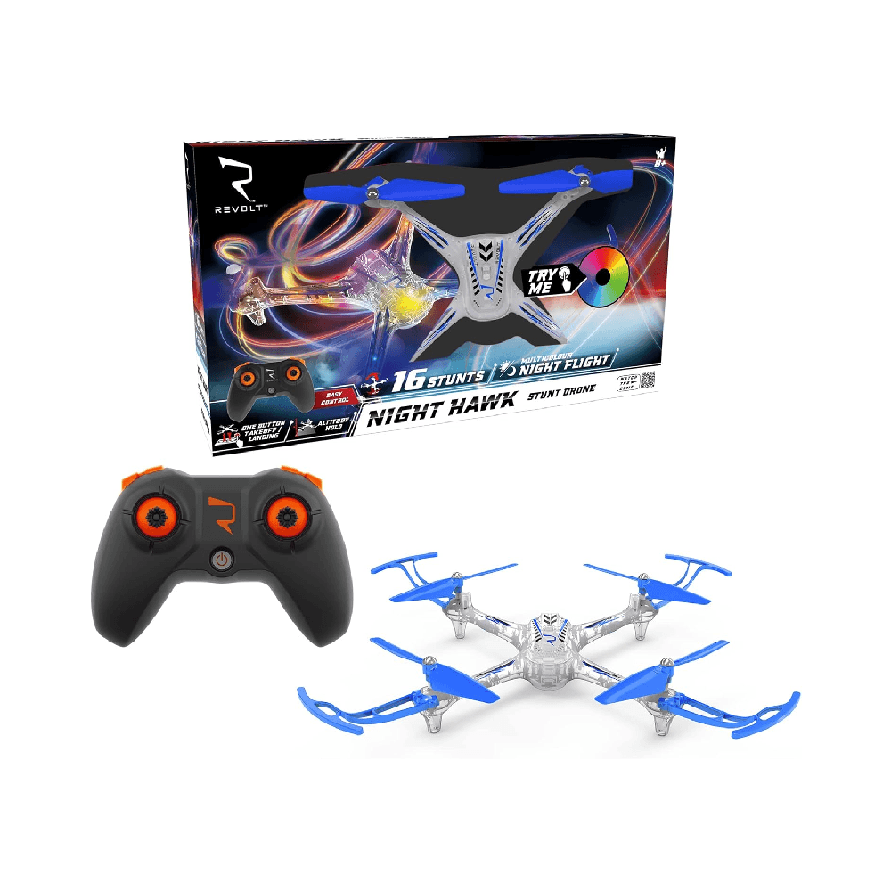 Revolt Syma 4-Channel Auto Hover Remote Control Stunt Drone