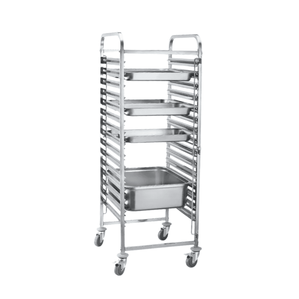 Jw-Rk16-2 / Jiwins 32Pcs 1/1 Gn Pan Double Row Rack Trolley/13-1295