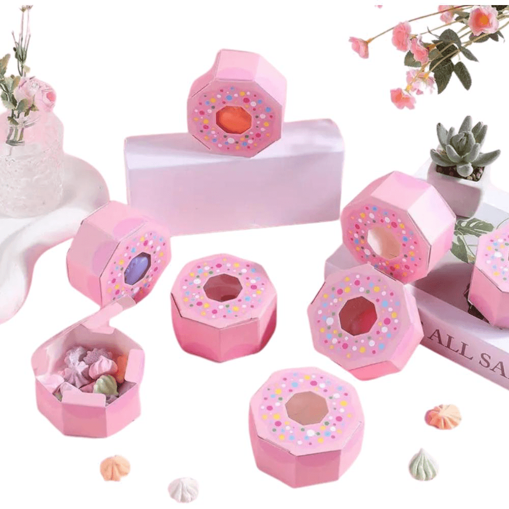 Cute Doughnut Gift Boxes - 20pcs