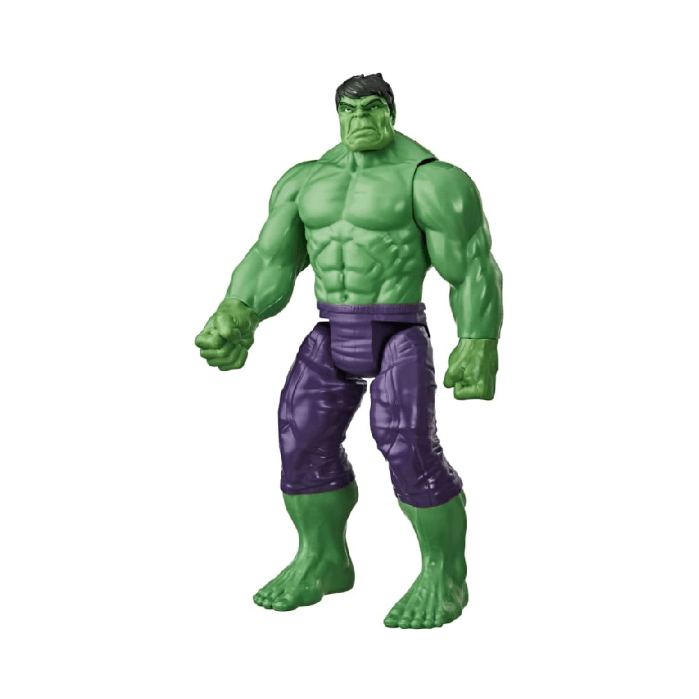 Marvel Avengers Titan Hero Blast Gear Deluxe Hulk Action Figure for 4+ Years 30cm