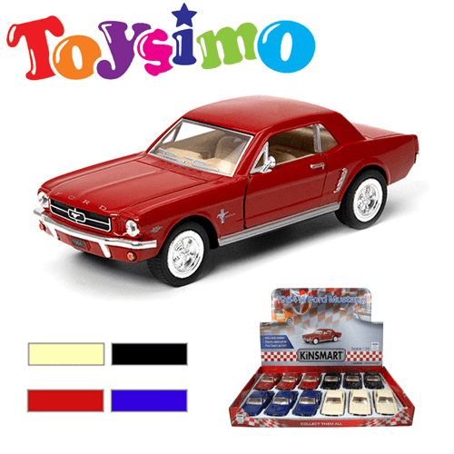 1:36 Kinsmart 1964 Ford Mustang Metal Car
