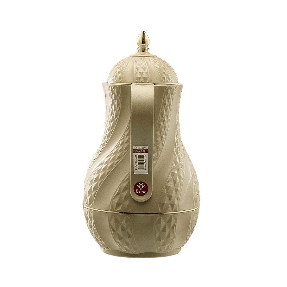 Rose Vacuum Flask 0.65L - Cream & Gold Rs-2424-06-A30 / 30-1389