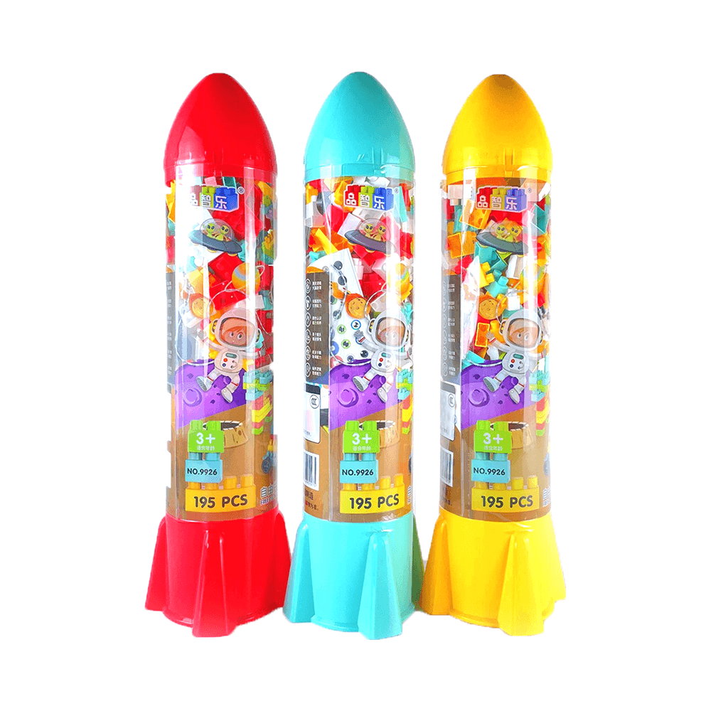 Space Rocket Puzzle Building Blocks