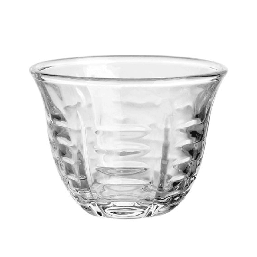 Vague Glass Qahwa Cup 60ml Set 6Pcs 04-588