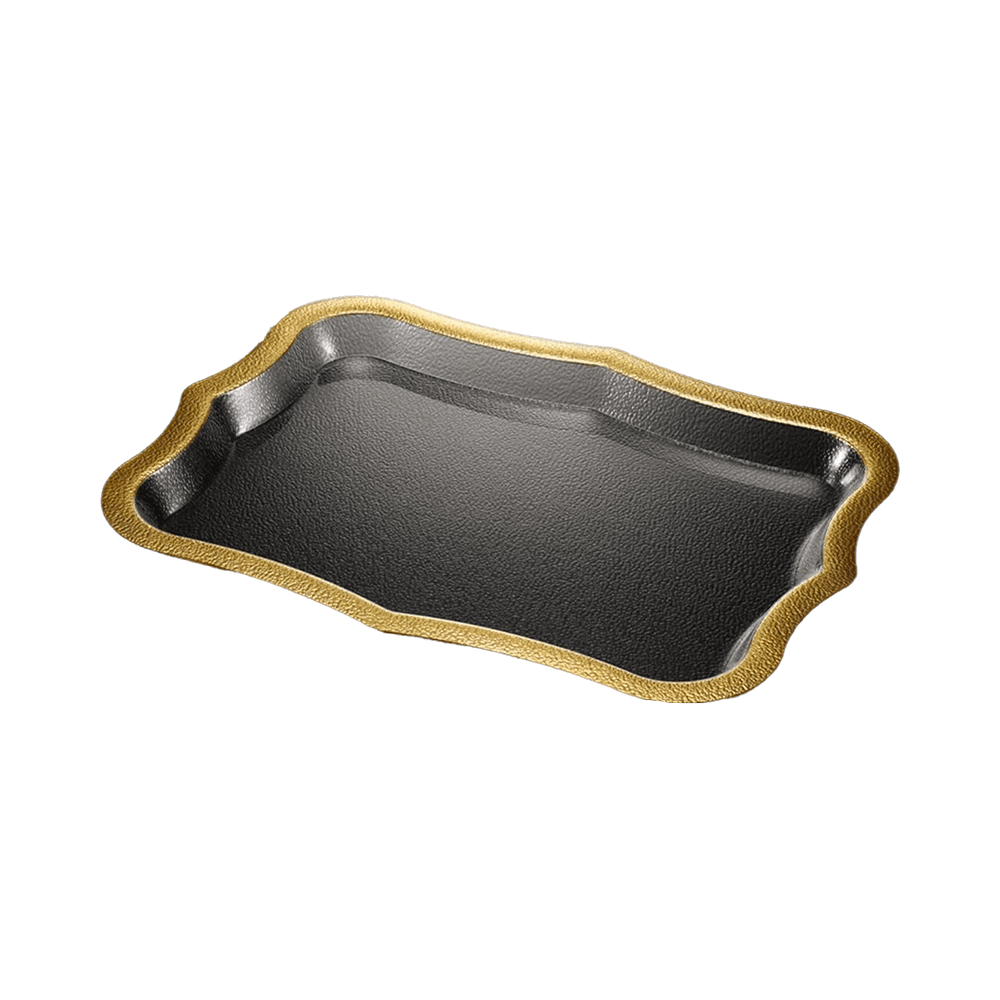 Acrylic Traditional Trays 55x40cm 3mm Thick - Golden 02-729