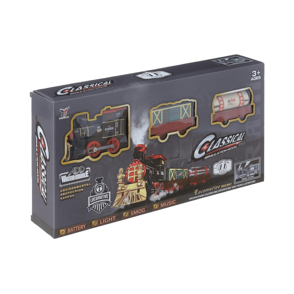 JinYuanSheng Classical Railway Locomotive Train Play Set 11Pcs