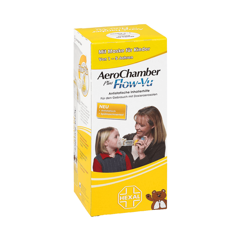 AeroChamber Child Mask 1-5 Years - Yellow