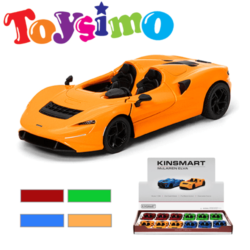 1:36 Kinsmart Mclaren Elva Metal Car