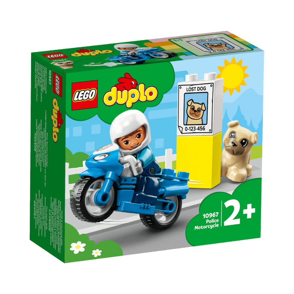 LEGO Duplo Rescue Police Motorcycle 5Pcs Set 2+ Years 10967
