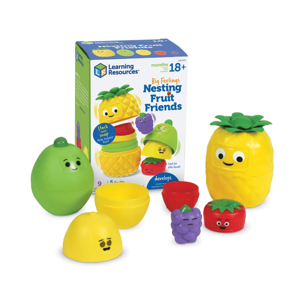 Learning Resources Big Feelings Nesting Fruit Friends Toy Set