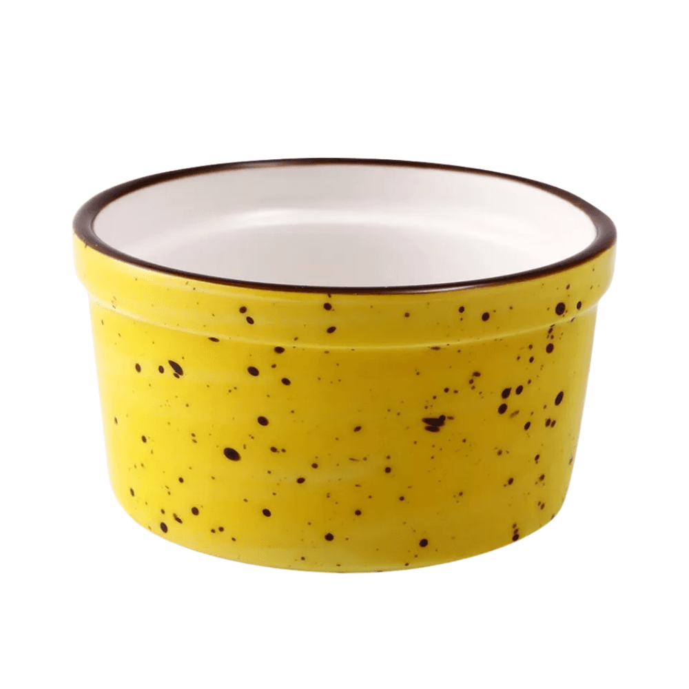 H.P Deco Lined Ramekin Bowl 6.8 x 3.5cm - Yellow 08-070 / 08-070Dy