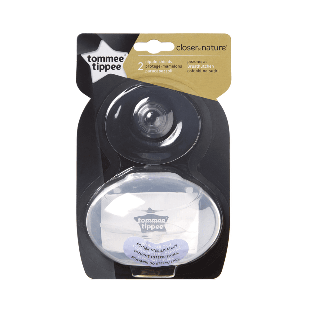 Tommee Tippee Closer To Nature Nipple Shields With Sterilizer Case 2Pcs