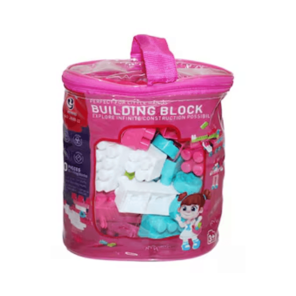 Building Blocks 120Pc - Pink