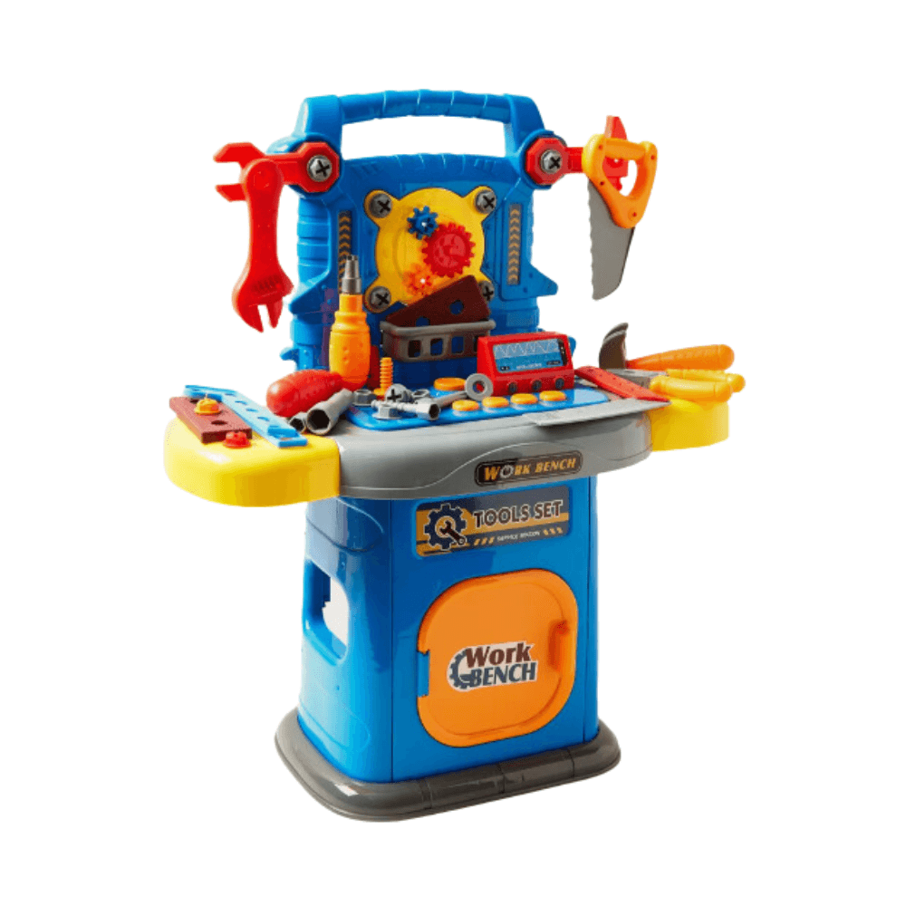 Tool Bench Workshop Toys Pretend Play Set Table
