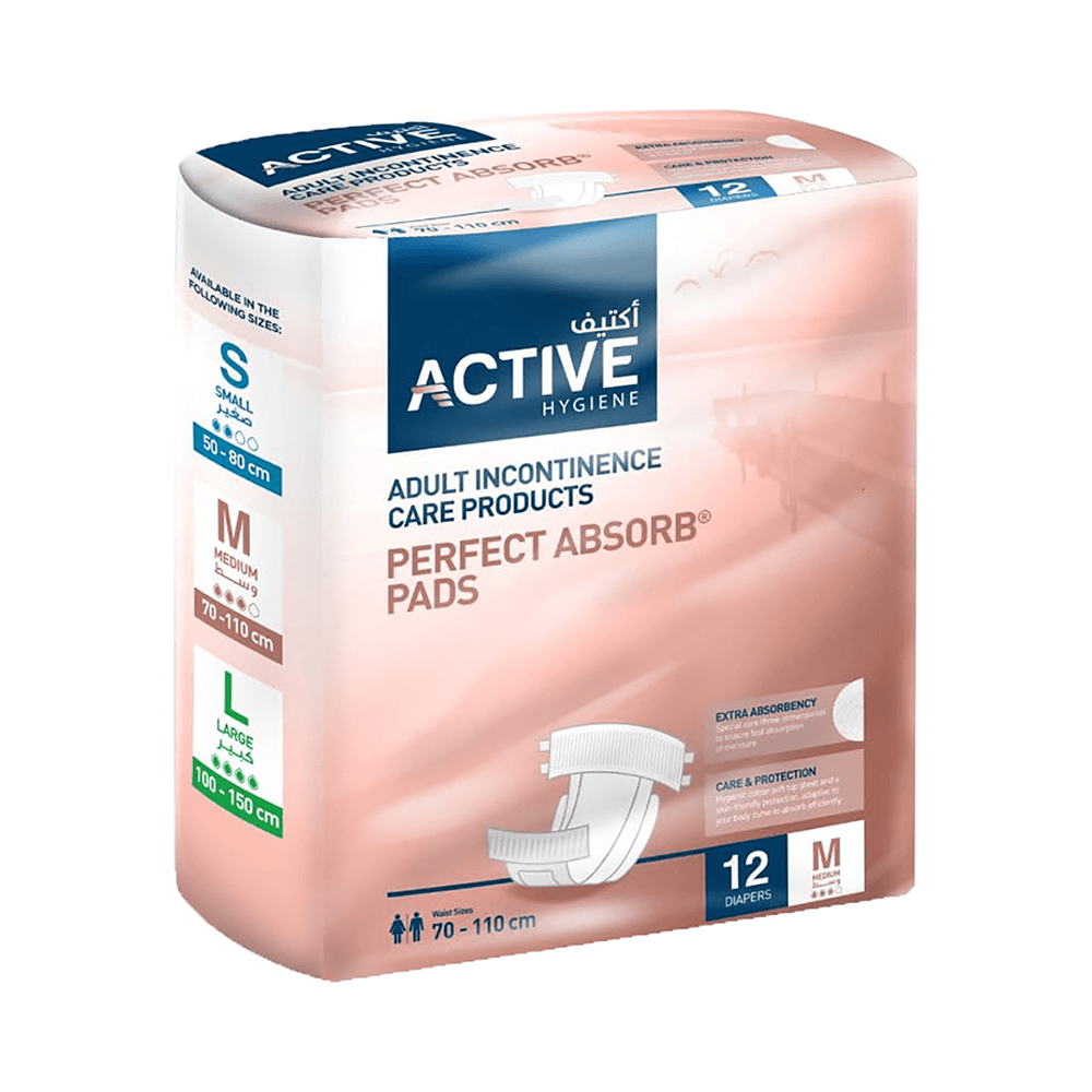 Active Adult Diaper Medium 12Pcs 70-110
