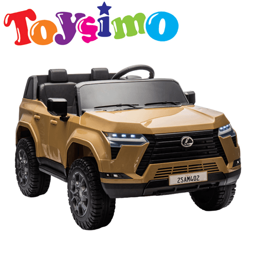 Gold 12V 2024 Lexus Gx Ride-On Car