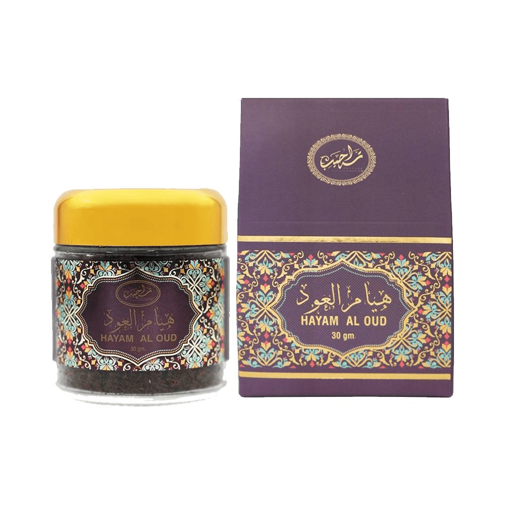 Traheeb Hiam Al Oud Bakhour Glass Jar 30g 