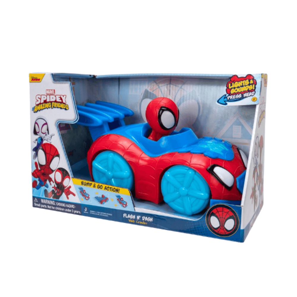 Spidey & His Amazing Friends Battery Operated Flash & Dash Vehicle 923327
