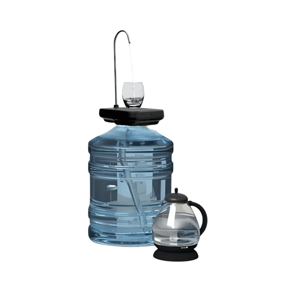 Electric Water Bottle Dispenser Drinking Water Pump - Black