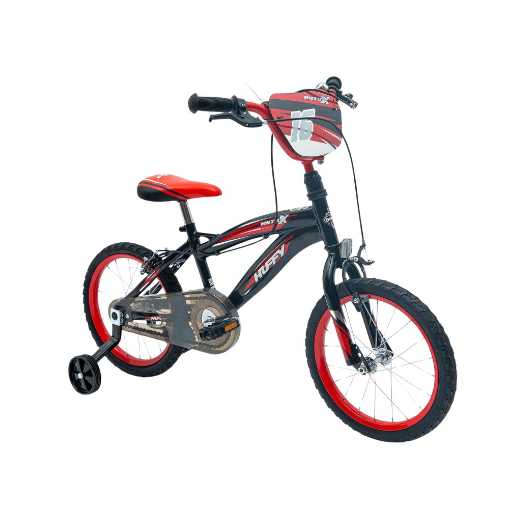 Huffy Moto X; 16" B Bike Black 4-6yrs
