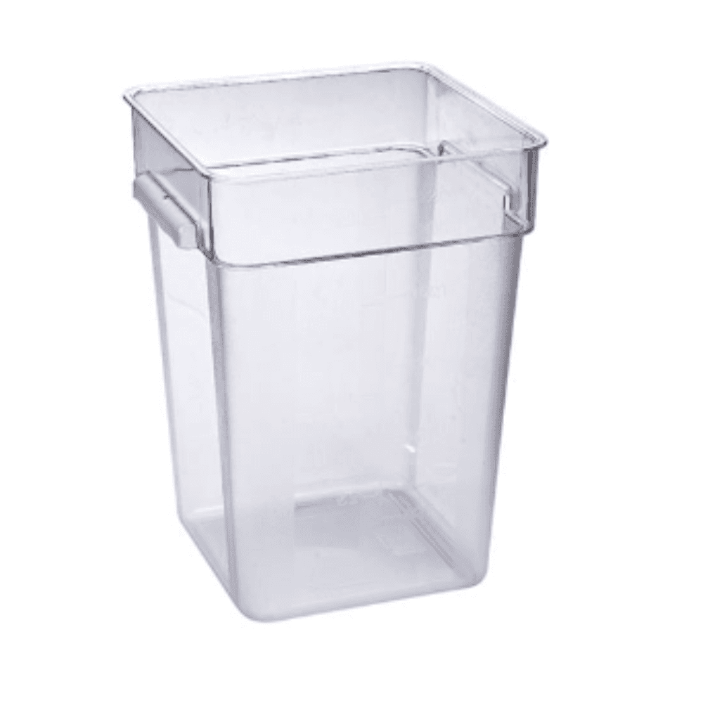 Food Storage Container Clear with Lid 22L 285x400mm 13-630+633-P-066C