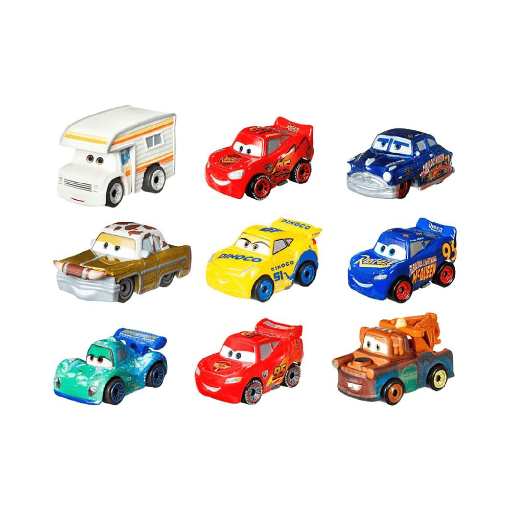 Mattel Disney Pixar Collectible Mini Racer Car Pack 3Pcs Assorted 3+ Years