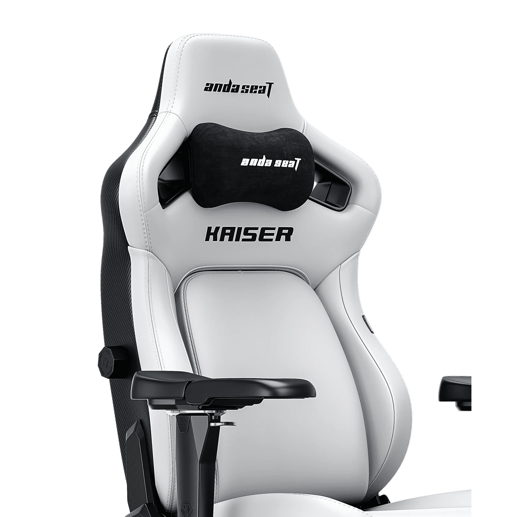 Andaseat Kaiser 4 Series Premium Pvc Gaming Chair Large - Cloudy White