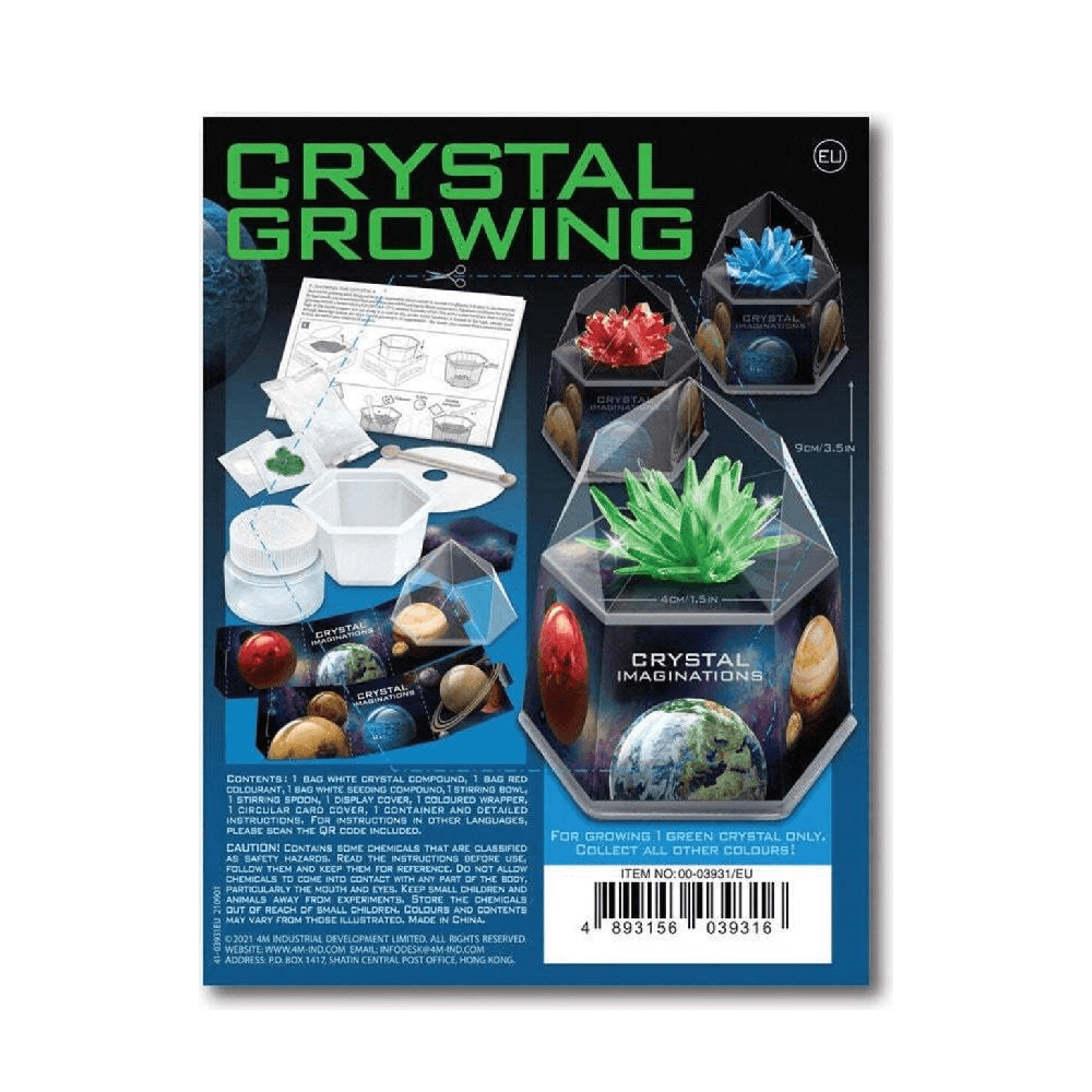 4M Crystal Imaginations Crystal Growing Kit 10+ Years - Green