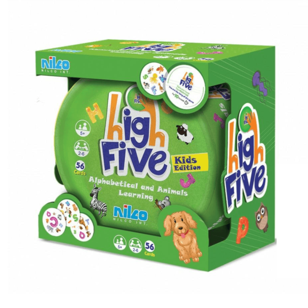 Nilco High Five Alphabetical & Animals Learning Cards Game