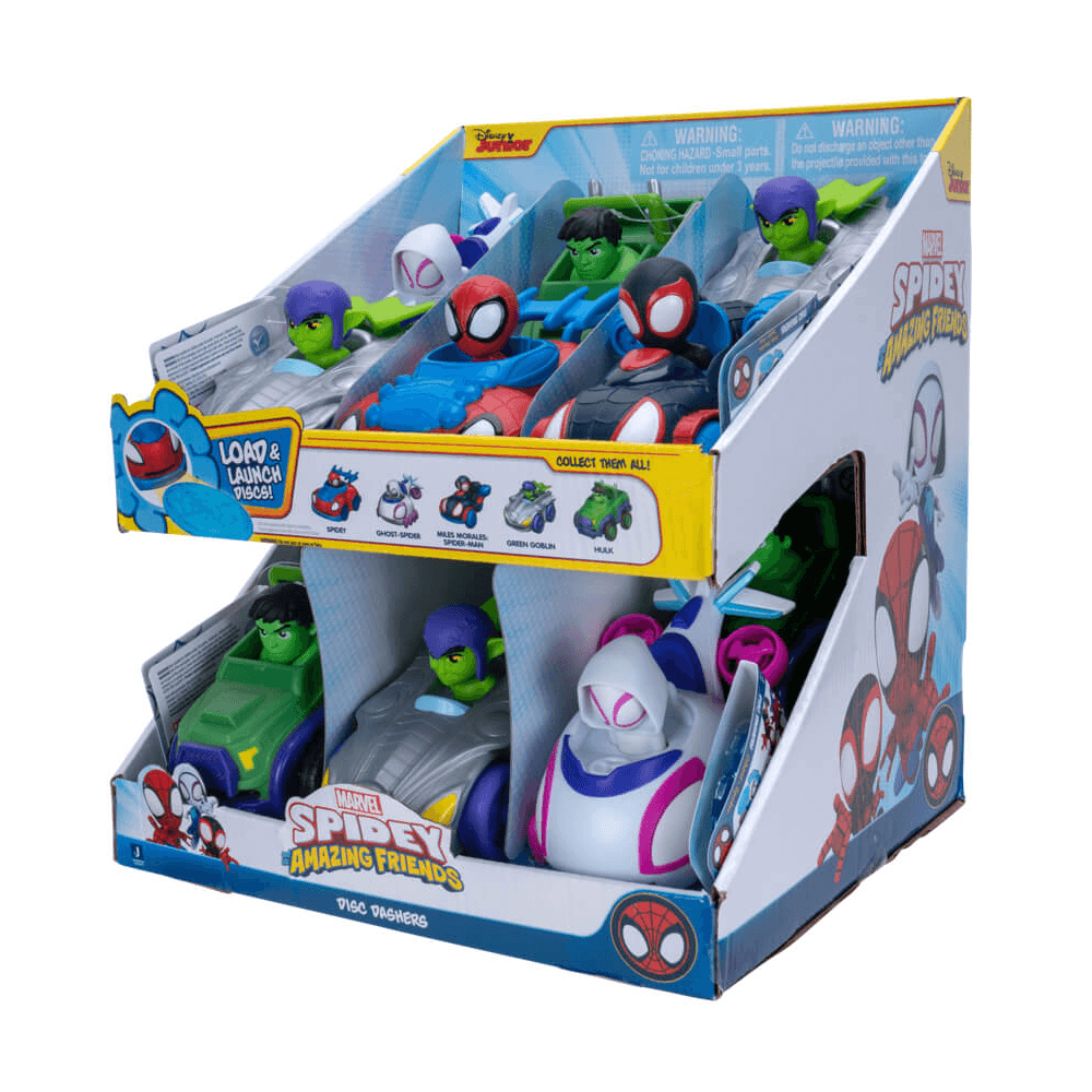 Spidey & His Amazing Friends Disc Dasher Vehicle - Styles May Vary