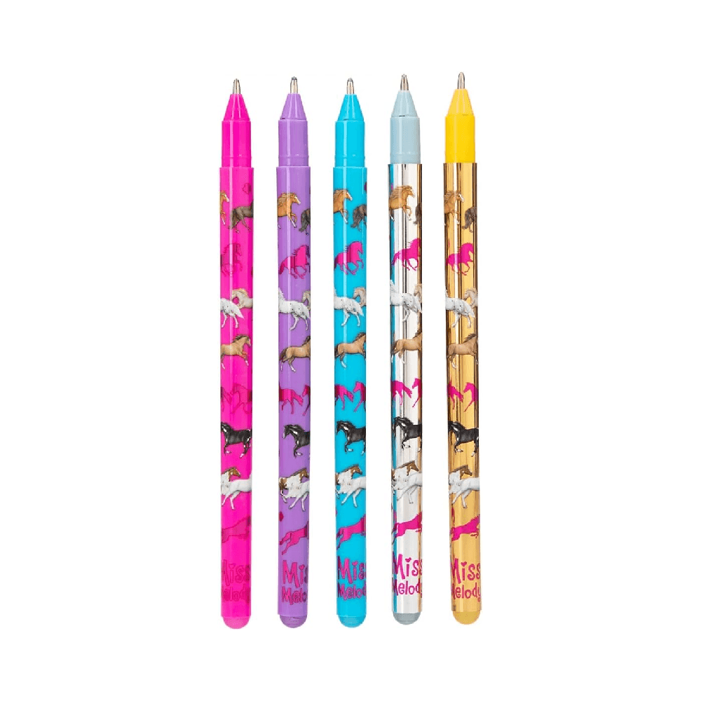 Topmodel Miss Melody Glitter Gel Pen Set 5Pcs