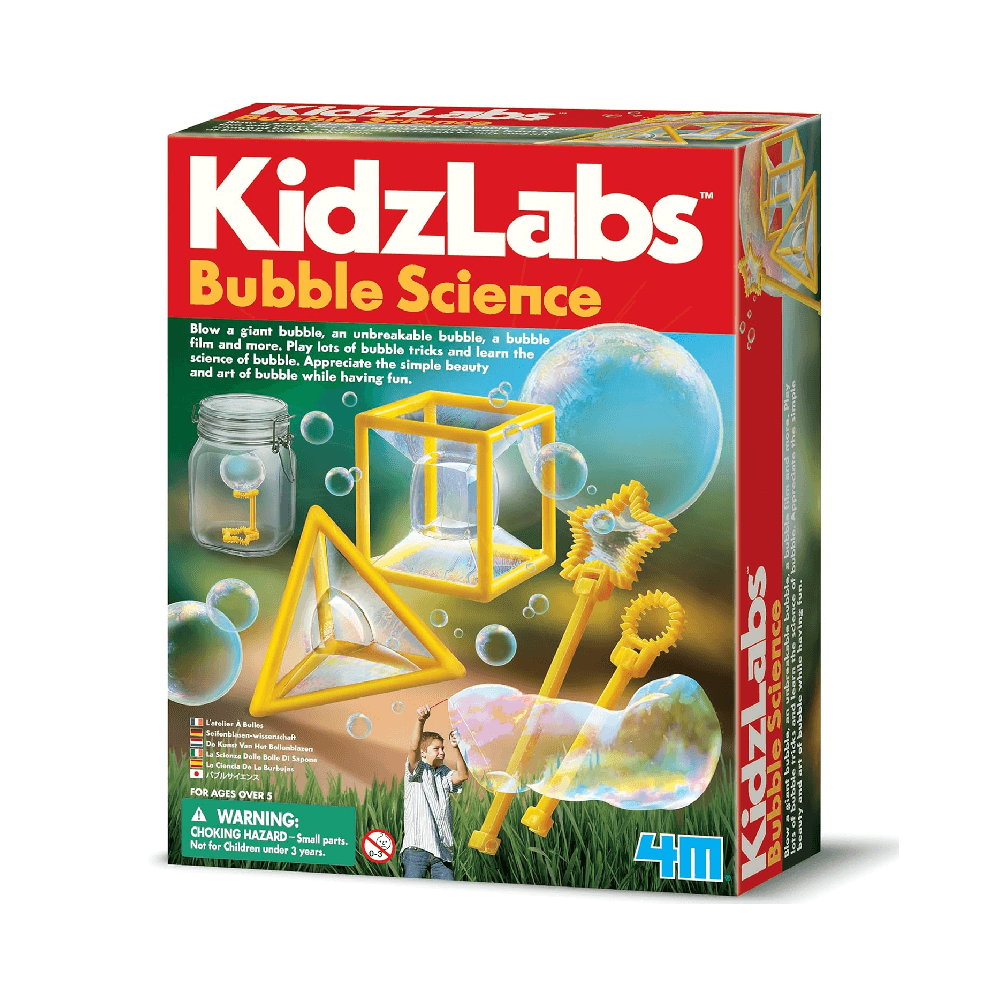 4M KidzLabs Bubble Science Experiment Kit for 5+ Years