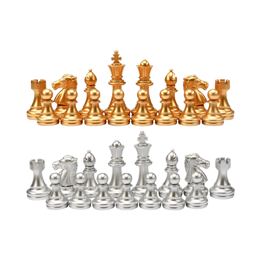 Magnetic Chess Board Game - Gold
