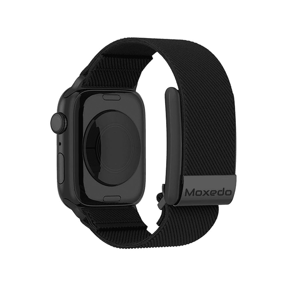 Moxedo Fit Weave Nylon Braided Whoop Band-Black