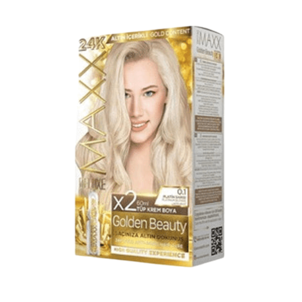 Maxx Deluxe 24K Gold Hair Dye - Platinum Blonde (0.1)