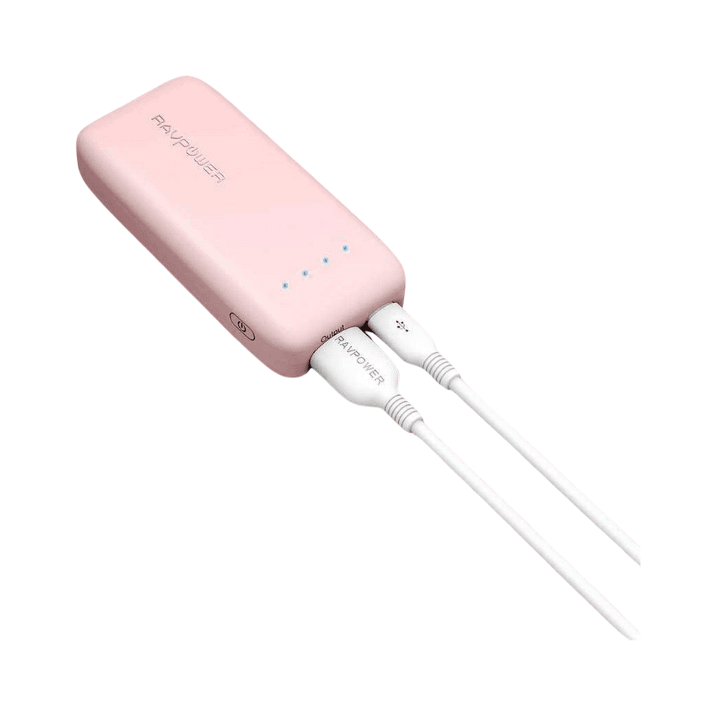 راف باور باور بانك iSmart بسعة 6700mAh - وردي