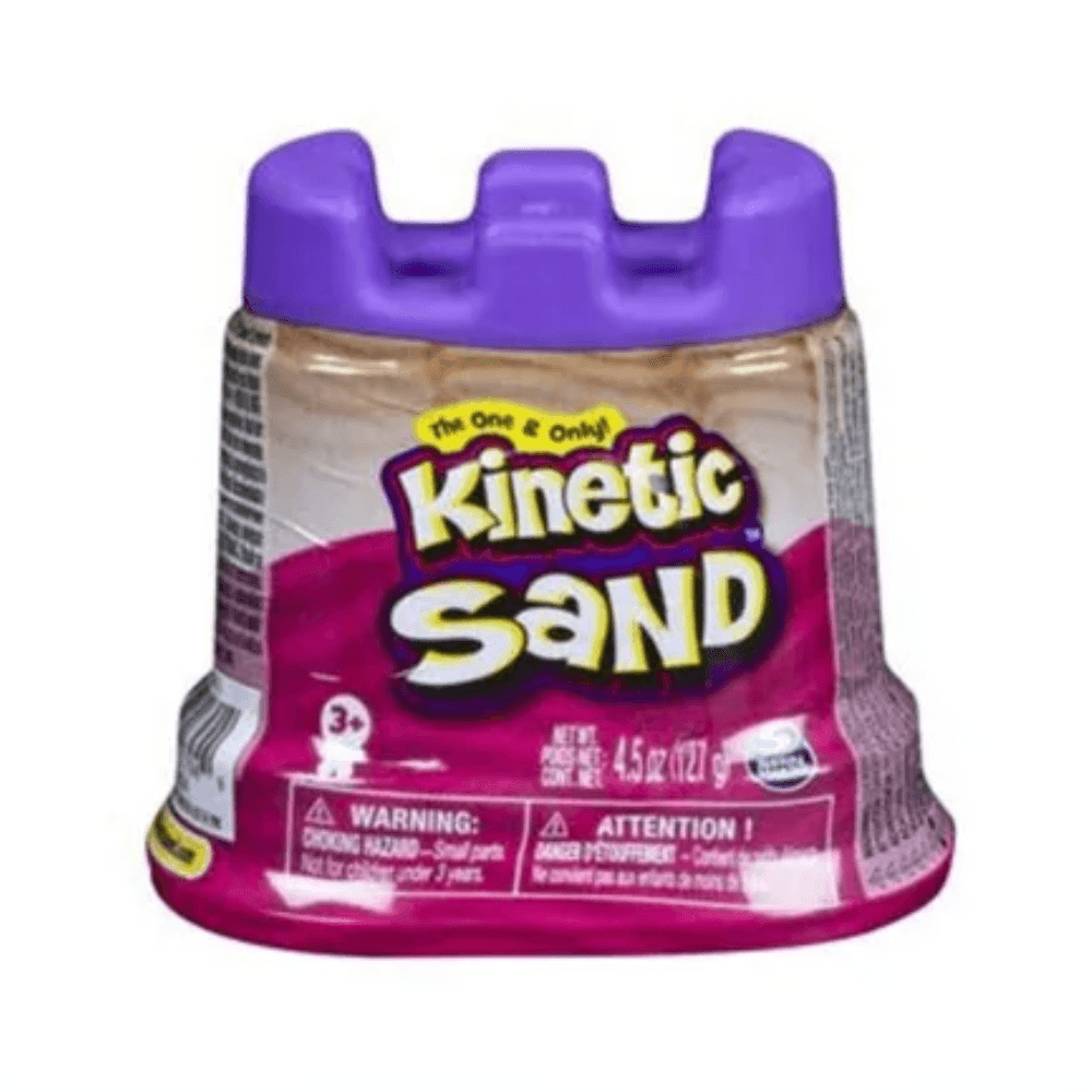 Spin Master Kinetic Sand Mini Castle Container Sand 127g - Assorted