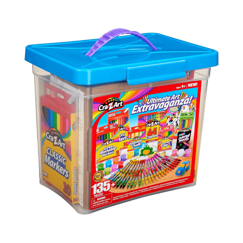 Cra-Z-Art Ultimate Art Extravaganza Tub 130Pcs