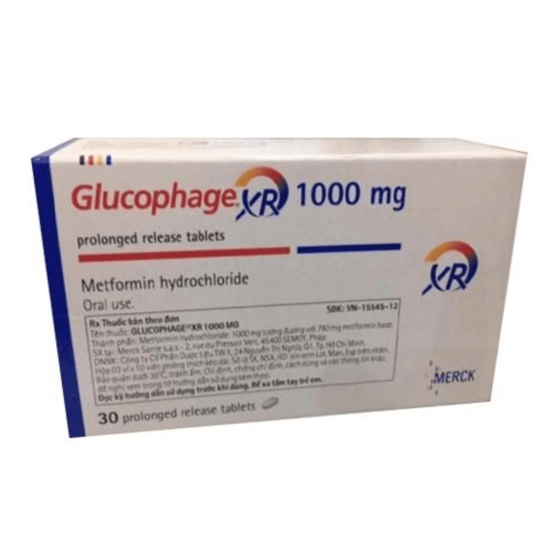 Glucophage Xr 1000Mg Tab 30`S