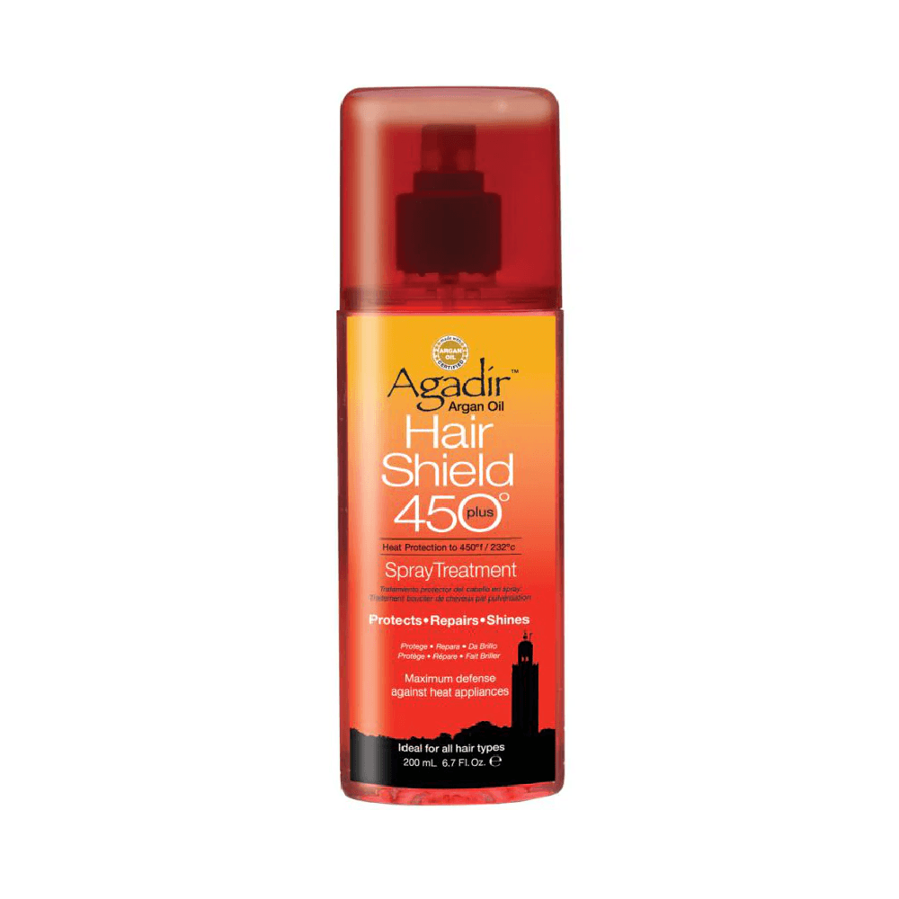 Agadir Hair Shield 450 Plus Spray Treatment Maximum Defense Against Heat Appliances 200ml