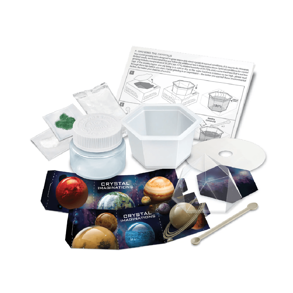 4M Crystal Imaginations Crystal Growing Kit 10+ Years - Green