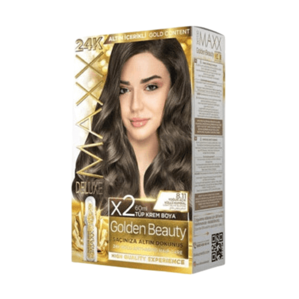 Maxx Golden Beauty Hair Color 8.11 Light Olive Blonde