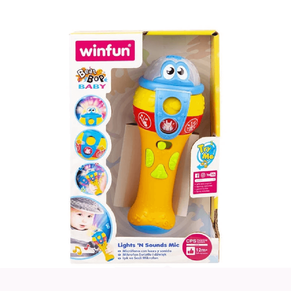 Winfun Lights 'N Sounds Mic Toy 12+ Months